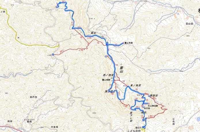 霊山縦走コース