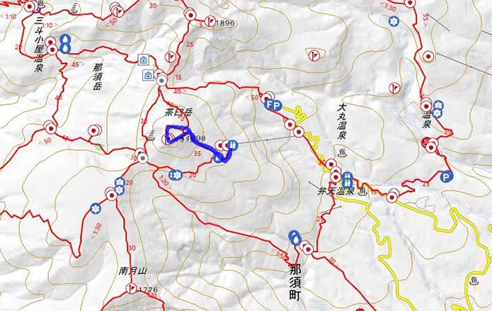 那須岳　コース