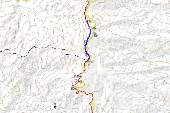 達磨山　コース