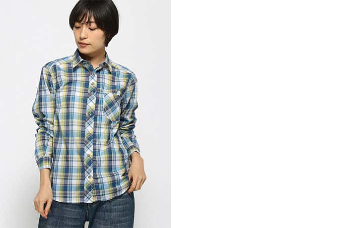 マーモット　W's QD Check L/S Shirt/　コーデ