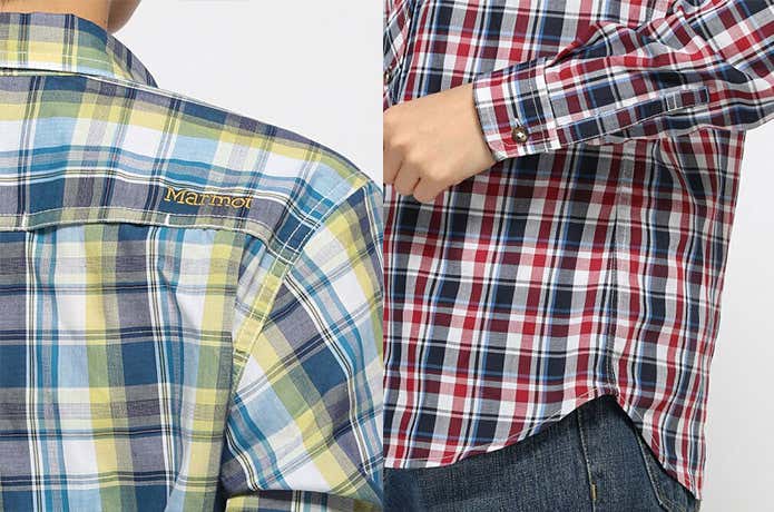 マーモット　W's QD Check L/S Shirt/　アップ
