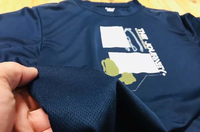 ドライTシャツ　メッシュ