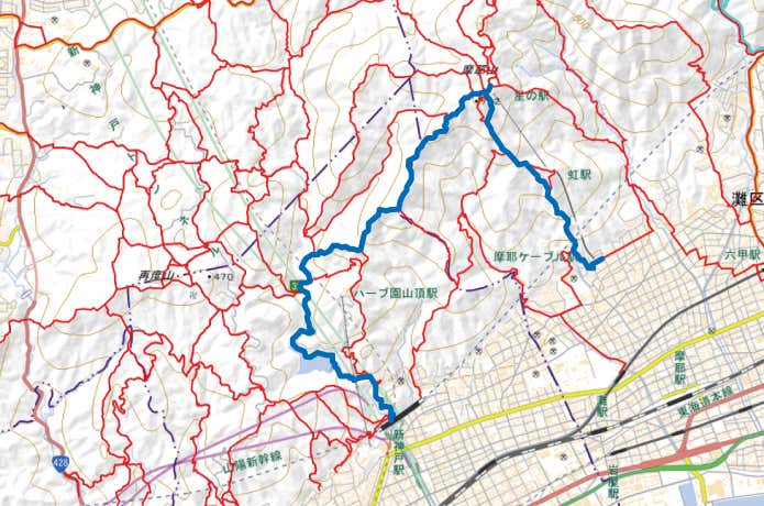 摩耶山MAP