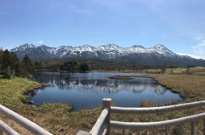 知床連山と知床五湖