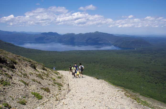 樽前山　登山道