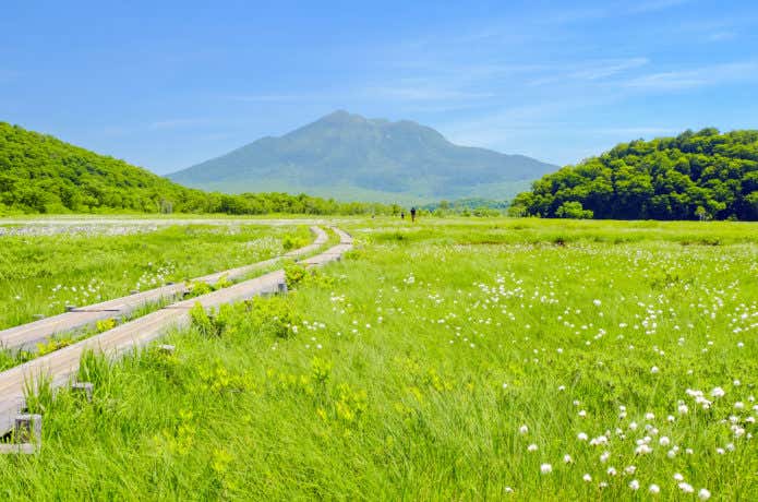 尾瀬ヶ原からの燧ケ岳