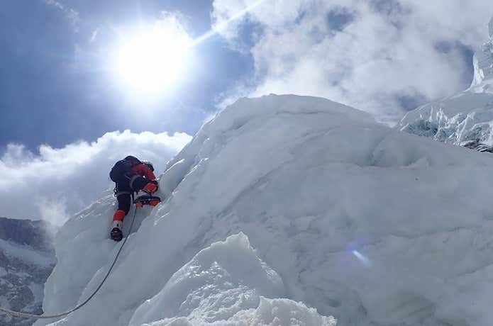 エベレスト登山の様子