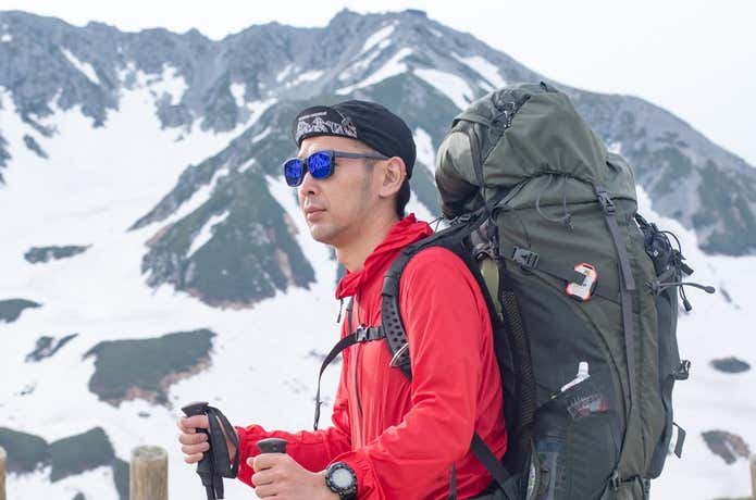 JINS Switch　残雪期登山