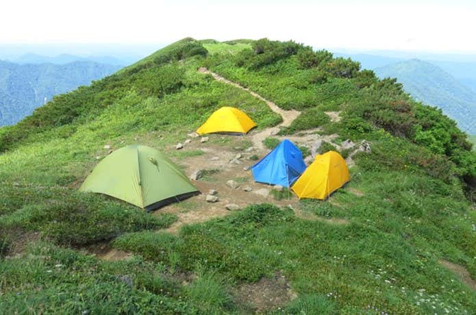 北戸蔦別岳テント場