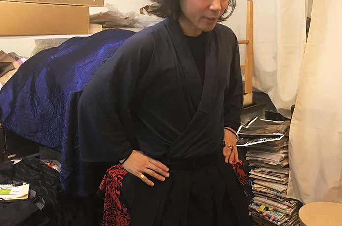 着物を着ているときの動き