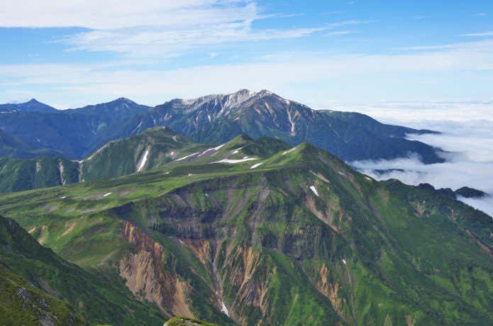 五色ヶ原（立山）　山容