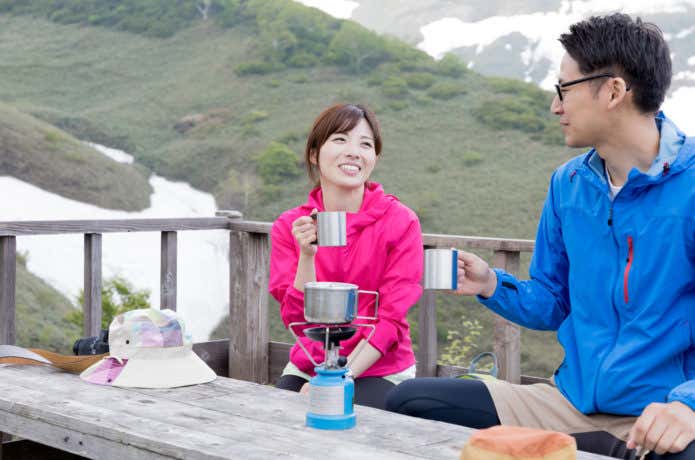 山で飲むコーヒー