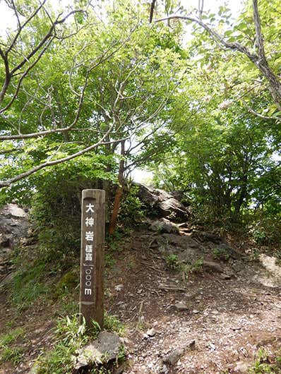 那岐山　大神岩