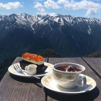 燕山荘のケーキ