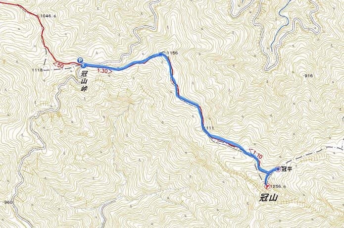 冠山登山コース