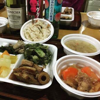 赤岳展望荘の夕食バイキング