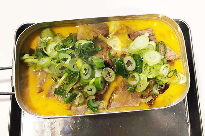 材料を入れる