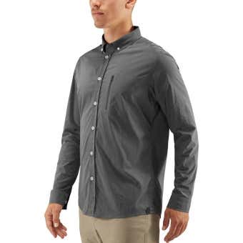 BRUNN LS SHIRT MEN (グレー)