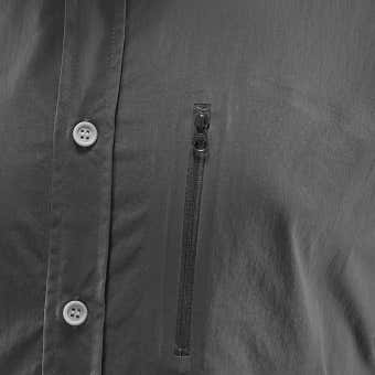 BRUNN LS SHIRT MEN (グレー)アップ