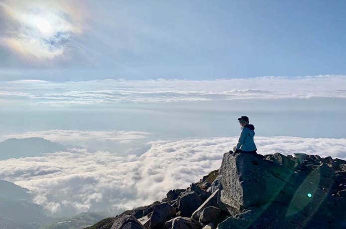 白山御前峰山頂