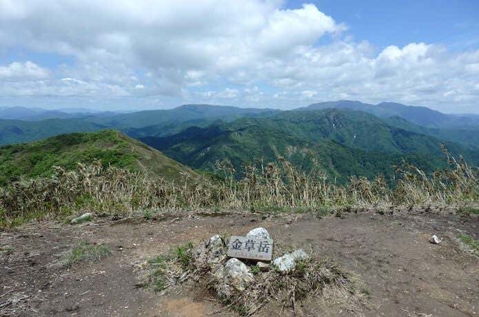 金草岳山頂
