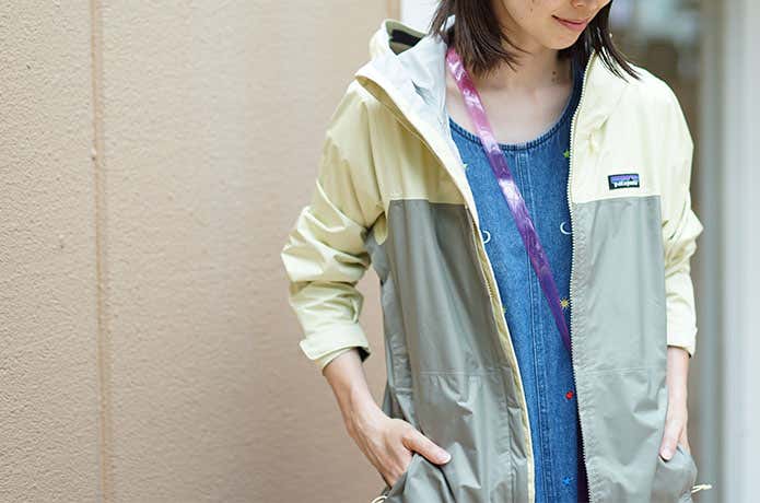 パーカーの着回し
