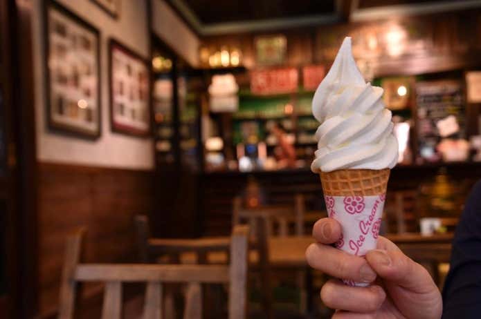 徳澤園のソフトクリーム