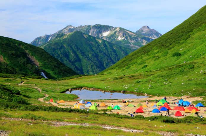 双六小屋テント場