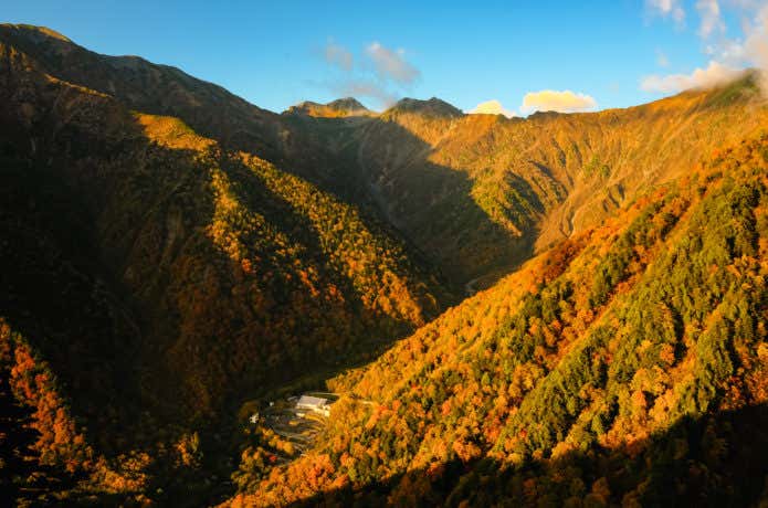 紅葉期の爺ヶ岳
