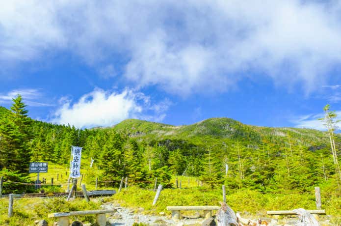 避暑地　親子登山　北横岳