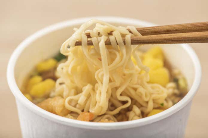 美味しそうなインスタントラーメン