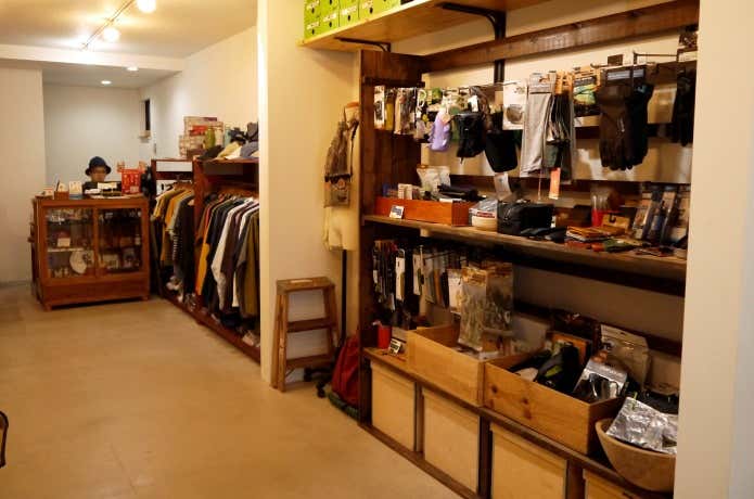 ナチュラルな雰囲気の店内