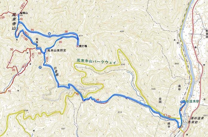 鳳来寺山裏参道コース