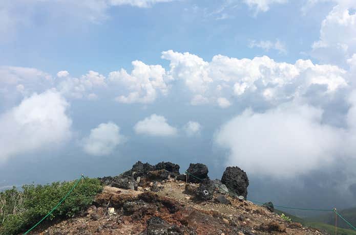 御嶽山からの景色