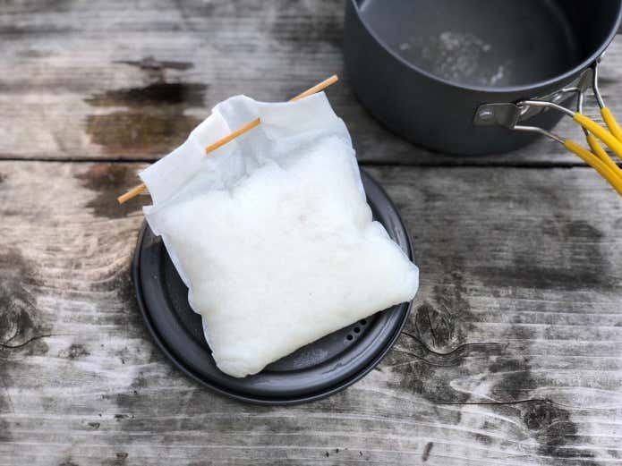 不思議なめし袋　炊飯