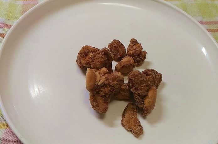 沖縄特産　黒糖ピーナッツ　開封後