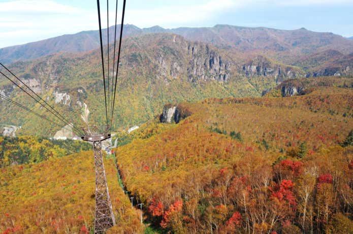 日本一紅葉が早い黒岳