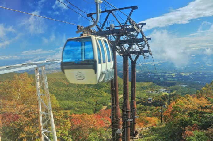 安達太良山のロープウェイ