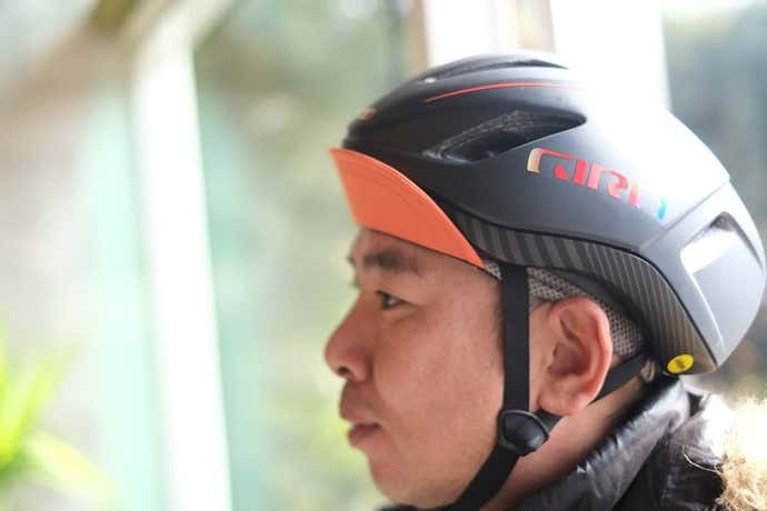 ヘルメットとの組み合わせ