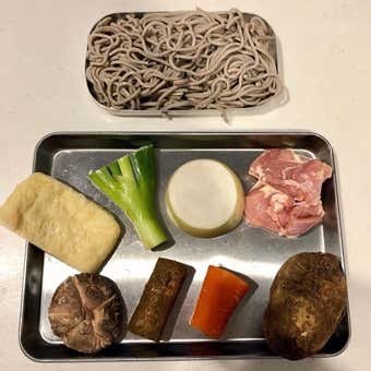 けんちんそばの材料