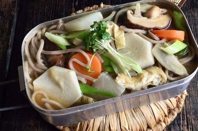 メスティン　けんちんそば