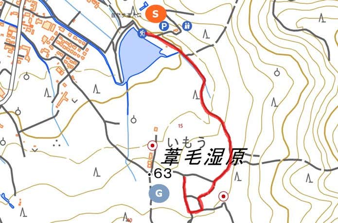 葦毛湿原周回コース