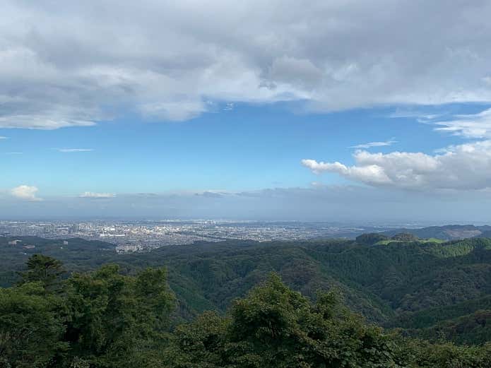 街を見渡す