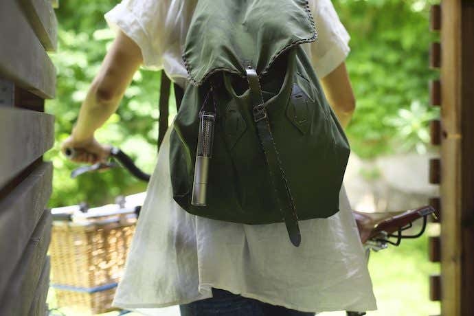 リュックに装着