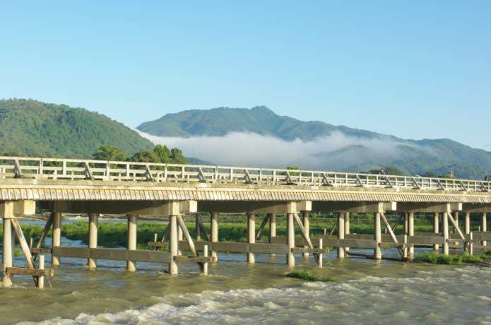 桂川から愛宕山