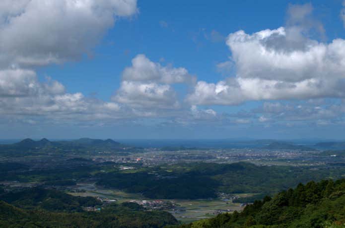 縦走路からの景色