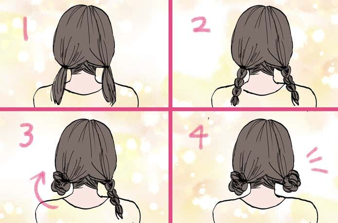 お団子アレンジのやり方