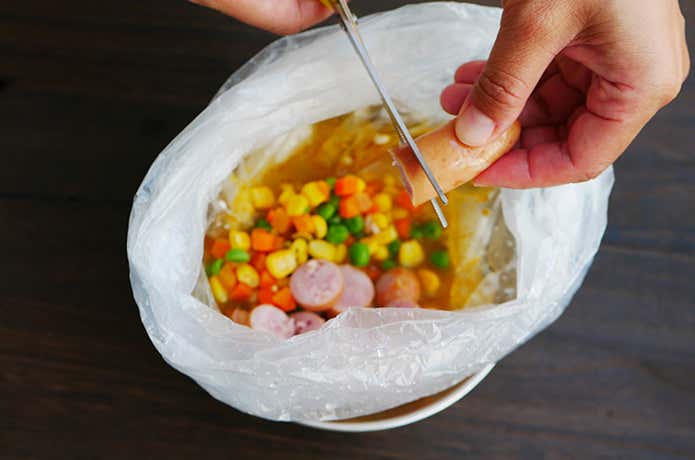 カレーピラフ・作り方①