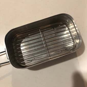 蒸し器をセッティング