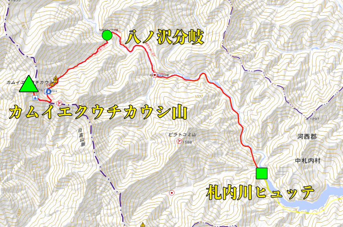 八ノ沢コース